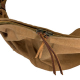 KAPITAL #6 COTTON CANVAS BIG SNUFKIN BAG BROWN