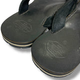 [XL] Visvim Lama Sandals Folk Leather Black