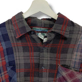 [M] Needles Rebuild Wide 7 Cut Flannel Shirt