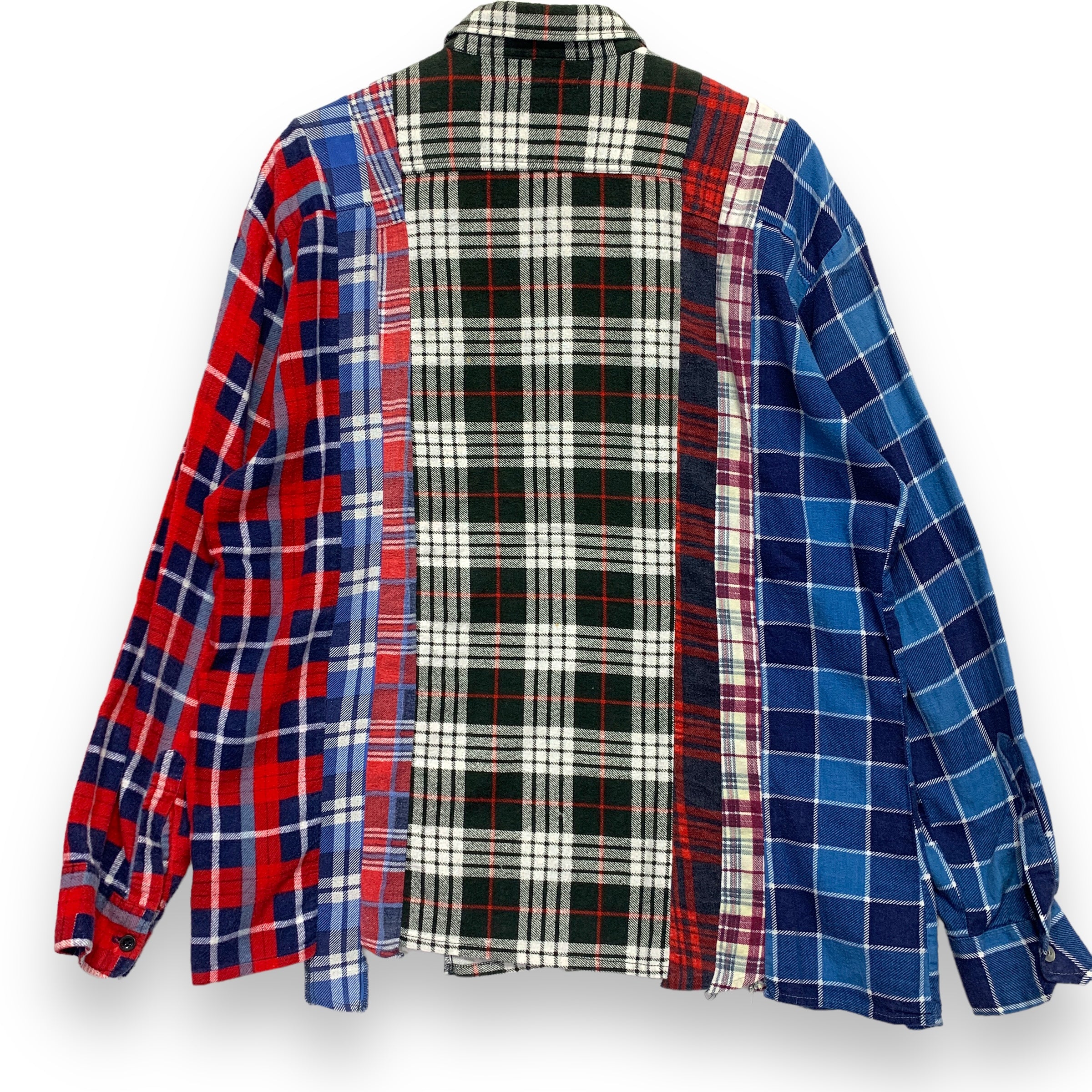 S] Needles Rebuild 7 Cut Oversized Flannel Shirt – StylisticsJapan.com
