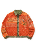 KAPITAL Nel Reversible Bandana Print 1ST Jacket - Detail 4