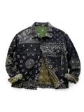 KAPITAL Nel Reversible Bandana Print 1ST Jacket - Detail 1