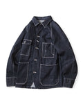 KAPITAL 12oz Denim CACTUS Coverall Indigo - Front