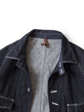 KAPITAL 12oz Denim CACTUS Coverall Indigo - Detail 7