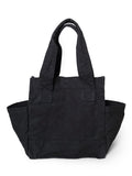 KAPITAL No.6 Canvas Standard Tote Bag Small - Black