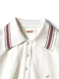 KAPITAL Kanoko Wrangler-Collar Retro Polo Long Sleeve - Detail 5