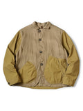 KAPITAL Linen Chino Gabardine Gorman Coverall - Beige