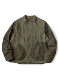 KAPITAL Linen Chino Gabardine Gorman Coverall - Khaki