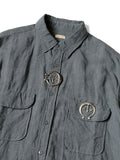 KAPITAL Linen Clip Shirt - 2026SS2_5
