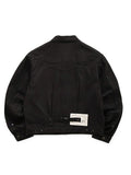 KAPITAL 11.5oz Black×Black Denim Thunderbird Jacket - Detail 1