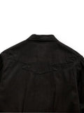 KAPITAL 11.5oz Black×Black Denim Thunderbird Jacket - Detail 7