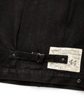 KAPITAL 11.5oz Black×Black Denim Thunderbird Jacket - Detail 8