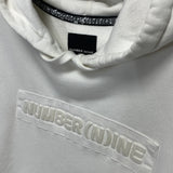 [M] Number Nine Raised Bar Logo Pullover Hooded Sweatshirt Hoodie