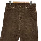 [M] Visvim 12AW Slub Corduroy Pants Brown
