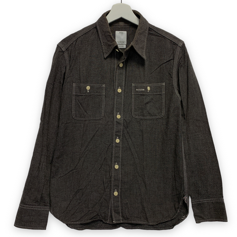 [S] VISVIM 12AW Deadwood Chambray L/S Shirt Black