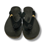 [XL] Visvim Lama Sandals Folk Leather Black