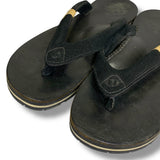 [XL] Visvim Lama Sandals Folk Leather Black