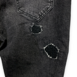 [L] Number Nine Distressed Denim Jeans Black
