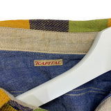 [M] Kapital Chambray Lined Flannel Check Shirt L/S