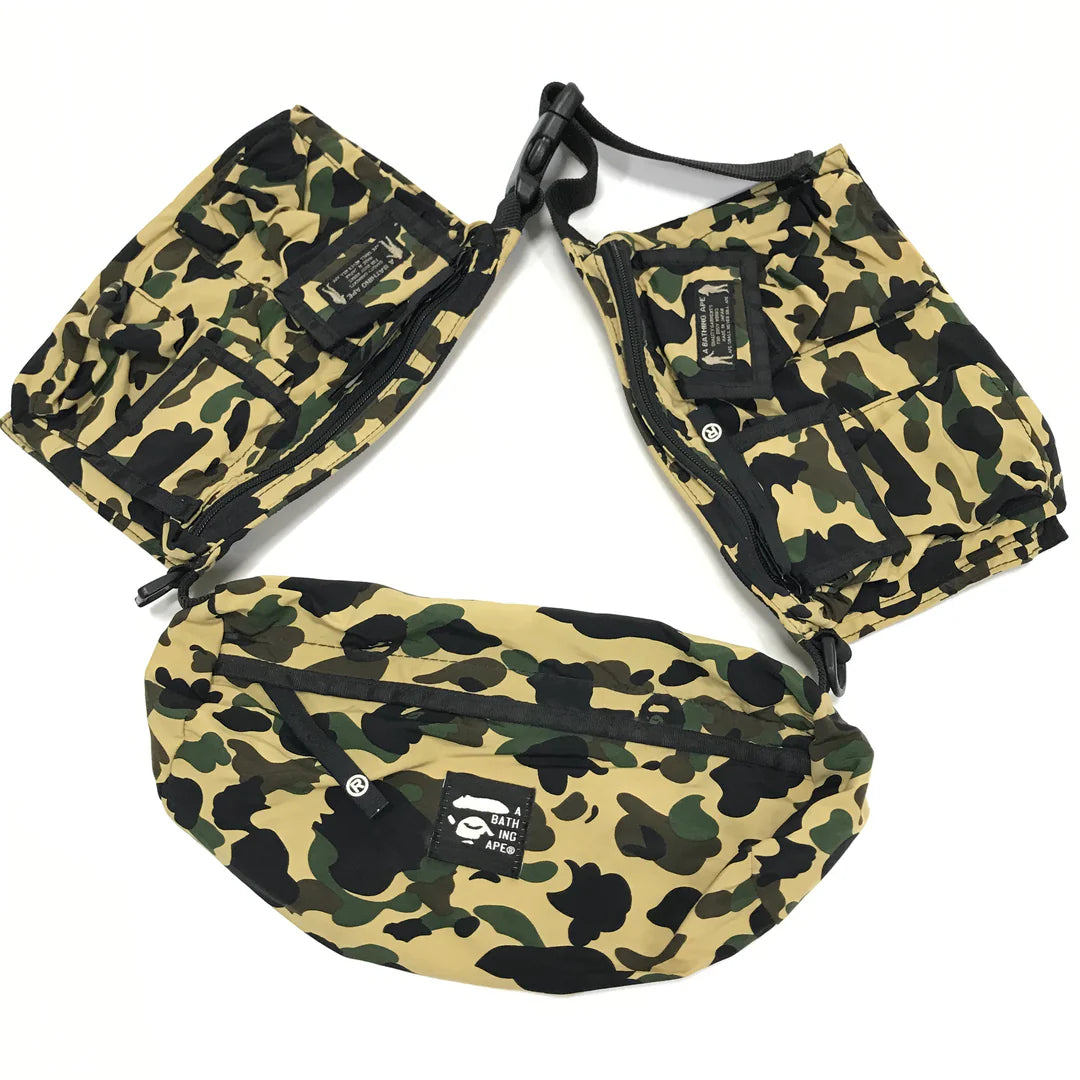 A Bathing Ape Bape Vintage 1st Camo Utility Waist Shoulder Bag StylisticsJapan