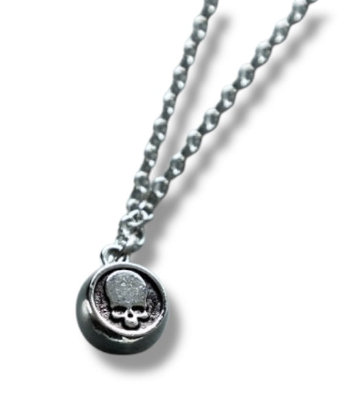 number (n)ine : skull & key necklace NUMBER (N)INE Accessories