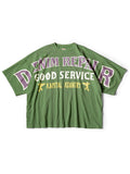 KAPITAL 18.5 HUGE-T DENIM REPAIR - Green