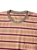 KAPITAL Sunrise Jacquard Border Jersey Pennant T 1Flag - Detail 2