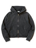 KAPITAL Urake Zip-Up GYM Parka Hoodie - Black