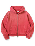 KAPITAL Urake Zip-Up GYM Parka Hoodie - Red
