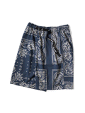 KAPITAL Coma Barberry Rat Brand Bandana Patchwork Shorts - Front