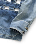 KAPITAL 11.5oz Denim Windowpane CACTUS Coverall - Detail 5