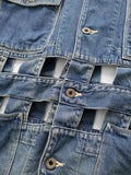 KAPITAL 11.5oz Denim Windowpane CACTUS Coverall - Detail 6