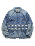 KAPITAL 11.5oz Denim Windowpane CACTUS Coverall - Processed