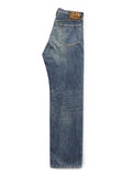 KAPITAL 13.5oz Zimbabwe Denim 5P Monkey TH Zip - Front