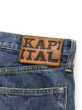 KAPITAL 13.5oz Zimbabwe Denim 5P Monkey TH Zip - Detail 7