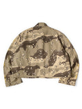 KAPITAL Cotton Herringbone PECKISH Choco-Chip Camo Army Jacket Short - Detail 1
