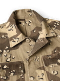 KAPITAL Cotton Herringbone PECKISH Choco-Chip Camo Army Jacket Short - Detail 2