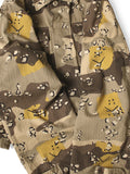 KAPITAL Cotton Herringbone PECKISH Choco-Chip Camo Army Jacket Short - Detail 5