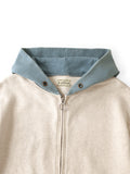 KAPITAL TOP Loop-Back 2-Tone Zip-Up GYM Parka - Detail 3