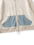 KAPITAL TOP Loop-Back 2-Tone Zip-Up GYM Parka - Detail 6
