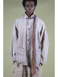 KAPITAL Dixie Hickory CACTUS Coverall WWII Mauve - Detail 8