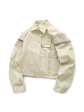 KAPITAL Poplin PAW-WAW Drizzler Jacket - Front