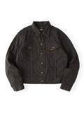 KAPITAL 14oz Black Denim Westerner Regular - Front