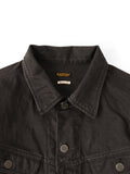 KAPITAL 14oz Black Denim Westerner Regular - Detail 2