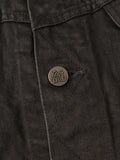 KAPITAL 14oz Black Denim Westerner Regular - Detail 4