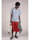 KAPITAL French Cross Linen Key West Shirt - Detail 8