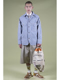 KAPITAL OX Gingham CACTUS Coverall - Detail 8
