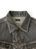 KAPITAL 14oz Black Denim Westerner Regular - Detail 2