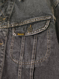 KAPITAL 14oz Black Denim Westerner Regular - Detail 3