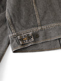 KAPITAL 14oz Black Denim Westerner Regular - Detail 7